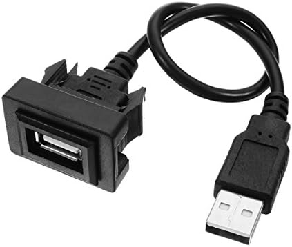 Car USB 2.0 Extension Lead Cable Auto Dashboard Flush Mount Interface Adapter Cord for Toyota - Car Electronics - Car Charger