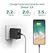 USB Wall Charger RAVPower 3-Port 30W Travel Charger Multi Port USB Charger, Charging Adapter, Compatible XS Max XR X 8 7 Plus, Ipad Pro Air Mini, Galaxy S9 S8 Note 8 and More (Black)