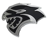 LH Side Hellcat Emblem (Larger Version) Replaces OEM for Dodge Mopar 68269896AA / 68269897AA SRT SRT8 Left Fender
