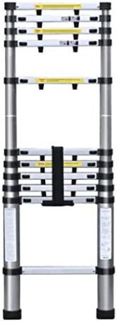 10.5ft Aluminum Telescoping Telescopic Extension Ladder Tall Multi Purpose Safe Ship from USA
