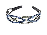 Yeshan Rhinestone Beaded Handmade Headband,Hairband for Women