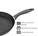 Saflon Titanium Nonstick 11 Inch Crepe Pan Forged Aluminum with PFOA Free Scratch Resistant Coating (Gray)