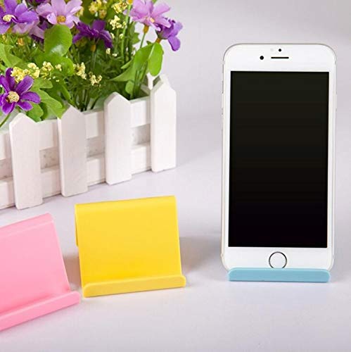 FakMe Mobile Phone Holder Mini Portable Fixed Holder Home Supplies, Cell Phone Stand Compatible with iPhone/Samsung/Huawei/Android Smartphone (Random, 6X4.5cm)