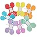 7PCS Colorful Four-Leaf Paper Garland Decorations Party Flower Poms Hanging Wall Decoration Garland for Birthday Nursey Wedding Baby Shower Party Home Decor