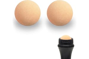 NGUP Oil Control On The Go Ball Fit REVLON Oil-absorbing Volcanic Face Roller Ball Compatible Fit REVLON oil absorbing roller Oil Blotting Tool Stone (21.5mm Diameter 2 PCS Not Include Holder)