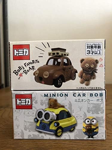 Usj 限定 トミカ ミニオンカー ボブ ティム 2種 ユニバーサルスタジオジャパン ミニオン ミニカー Bob Tim Bear