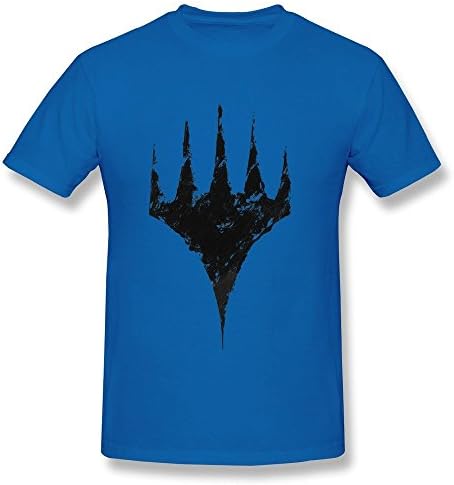 SHJQ Men's Tshirt Geek Magie The Gathering RoyalBlue Size XL