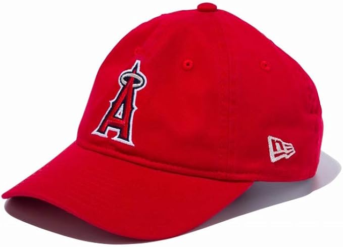 Amazon New Era ニューエラ Kids キッズサイズ 9twenty Angels Cap ニューエラキッズ 帽子 Newera 大谷 子供用 野球帽 エンゼルス 赤 きっず 帽子 通販