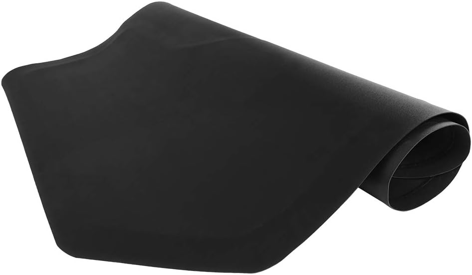 OmySalon 4'x5' - 1/2'' Thick Salon Anti Fatigue Mat for Hairstylist Standing, Barber Floor Matt with Circle Cut Out for Styling Chair, Hair Cutting Hairdressing Equipment: Kitchen & Dining