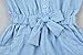 OWIKAR Baby Girls Rompers Lace Denim Vest Shorts Boat Neck Summer Dress,3-4T,100