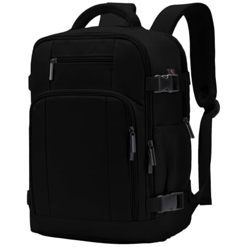 ZHXX Ryanair Backpack 40 x 30 x 20 cm, Hand Luggage 40 x 30 x 20 cm for Ryanair, Airplane Travel Backpack for Multiple Airlines with Charging Hole and Anti-Theft Pocket