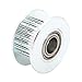 Anycubic Aluminum 5mm Bore 20 Teeth Idler Timing Belt Pulley with Dual Ball Bearing for 3D Printers GT2 Belt