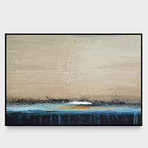 signwin Framed Canvas Wall Art Abstract Seascape Canvas...