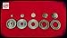 Self Centering Coin Ring Punch Set, No Spacers Needed, 1/4