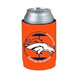 NFL Denver Broncos Super Bowl 50 Champion Kolder Holder Koozie, Fits 12 oz Aluminum Can or Bottles, Orange