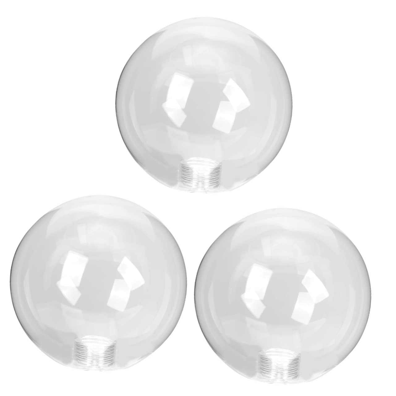 OSALADI 3pcs Lampshade Glass Light Shade Chandelier Lamp Shades Chandelier Shade G9 Glass Screw