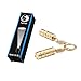 Keychain Flashlight, Mini LED Flashlight Torch with Twisting Control 2pcs Per Pack Power by 3xLR44 Batteries (Included) Golden by U`King