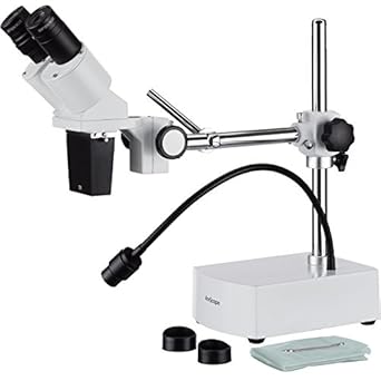 AmScope 9X-9X Widefield Binocular Inspection Stereo Microscope ... AmScope 9X-9X Widefield Binocular Inspection Stereo Microscope ...