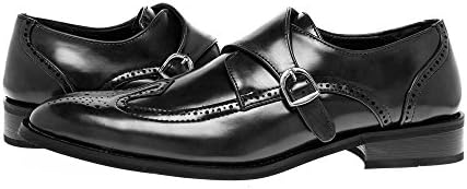 Quentin Ashford Mens austerity Brogue Shoe – Single Monk Strap, Wing Tip Toe