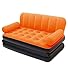 Bestway Multi-Max Inflatable Couch with Air Pump, Orange