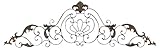 Deco 79 81380 Crown Iron Scroll Wall Decorative Sculpture
