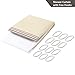 IYAYOO Stall Fabric Plastic Shower Curtain Liner Mildew Resistant 70.8x78.8 Inches