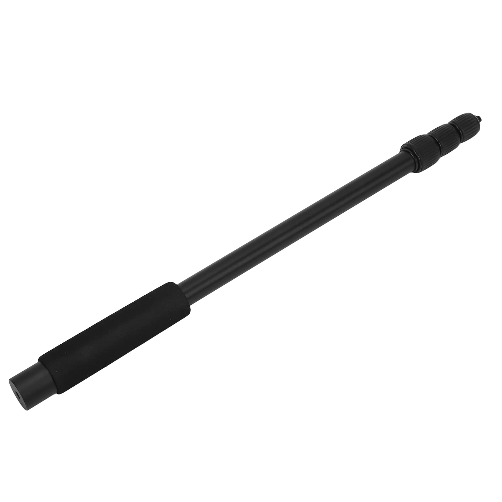Mic Boom Pole, Mic Boom Arm, Telescoping Microphone Pole 1/4 Inch Screw Locking System Aluminium Alloy High Hardness Mic Extension Arm for Interview Video Production TV Applications (4 Knots)