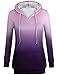 Vivilli Women's Long Sleeve V Neck Soft Hoodie Pullover Sweatshirt With Pocket