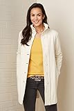 Fair Indigo Organic Fleece Funnel Neck Jacket