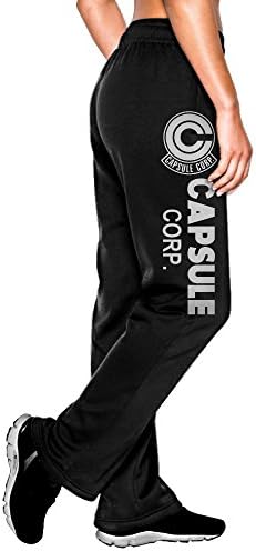 GFGR Women's Long Running Pants Dragon Ball Capsule Corp Black L