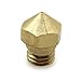 Witobt MK10 M7 0.4mm Extruder Upgrade Brass Wear Resistant Nozzle for Makerbot RepRap 3D Printer (Pack of 5pcs)