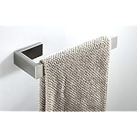 Towel Bar, Hand Towel Holder Stainless Steel SUS 304, Bathroom Hardware Accessory Towel Rack, Contemporary Style, Brushed Nickel Wall Mounted