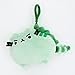 GUND Pusheen Pusheenosaurus Dinosaur Cat Plush Stuffed Animal Backpack Clip, Green, 4.5