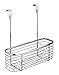InterDesign Axis Over the Cabinet Kitchen Storage Organizer Basket for Aluminum Foil, Sandwich Bags, Cleaning Supplies - Small, Chrome