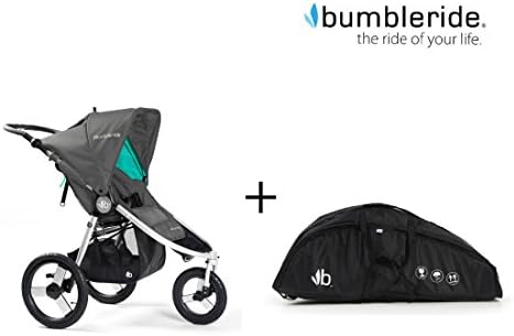 Bumbleride Speed Stroller and Travel Bag in Dawn Grey