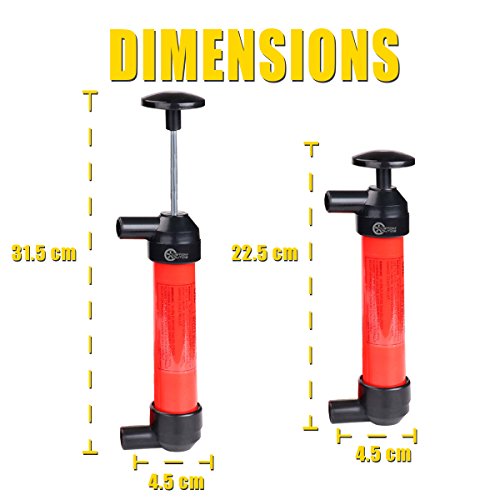 Custom Autos 3-in-1 Hand Siphon Emergency Vehicle Pump – Premium Quality