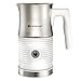 Huogary Milk Frother, 4 in 1 Electric Milk Steamer, Automatic Hot & Cold Foam Maker, Milk Warmer for Coffee, Latte, Cappuccino, Macchiato, 120V (Silver)