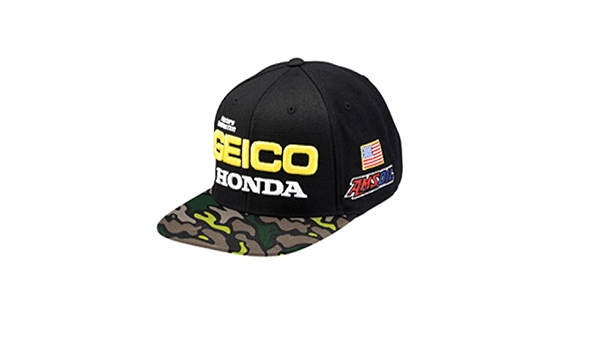 Geico Honda Podium Snapback Hat Camo 