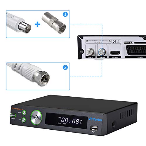 Decoder Digitale Terrestre Romicta 2025 - DVB-T2/C, 1080p H.265, Con Registrazione USB E YouTube - Foto 9