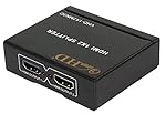 ViewHD 2 Port 1x2 Powered HDMI Mini Splitter for 1080P & 3D | Model: VHD-1X2MN3D