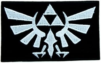 Wingcrest Hyrule Legend of Zelda Triforce Patch Iron on Applique Game Clothing Link Loftwing