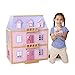 Melissa & Doug Multi-Level Wooden Dollhouse With 19 pcs Furniture