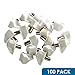 100 Pack Rok Hardware 5mm White Shelf Support Bracket Steel Pin Peg Kitchen Cabinet Book Shelves Holder