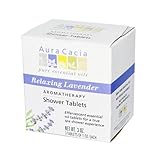 Aura Cacia Aromatherapy Shower Tablets, Relaxing Lavender 3 ea (Pack of 12)