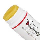 Bee Friendly Skincare Organic Lip Balm Long Lasting Premium Lip Moisturizer 100% All Natural & 72% Organic Ingredients, Maximum Lip Hydration Formula Slim Stick Pocket Fit, .15 oz, 3 Pack