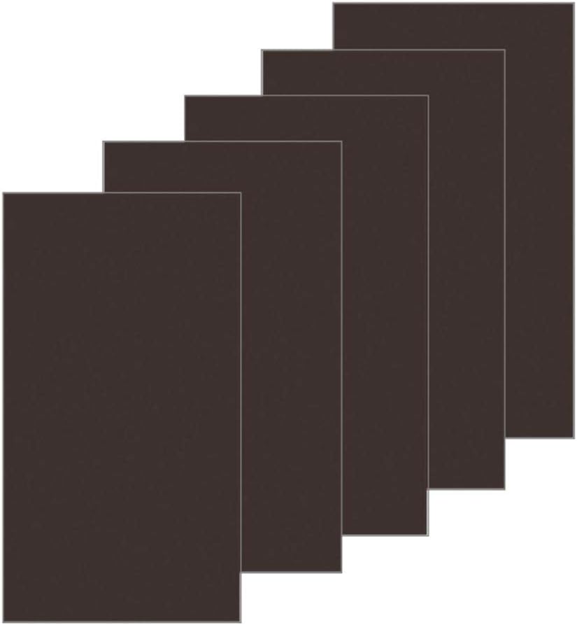 Leather Repair Patch, First-aid Adhesive for Sofas Car Seats Adhesive Handbags Jackets, Leather Repair Kit 5 pcs (Brown)