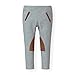 Hope & Henry Girls' Ponte Riding Pants, 7, Gray Heather