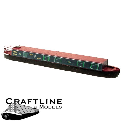 Craftline Models Balsa Model Kit of 54 ft Canal Holiday Cruiser Narrow Boat SIL56 1:76 Scale