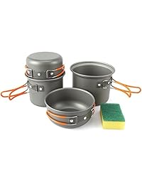KEMP   Batería de cocina para acampada de viaje, e