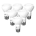 LE 6 Pack BR20 LED Light Bulbs Dimmable, 45W Incandescent Bulbs Equivalent, 8W, LED Recessed Can Lights, 450lm, Warm White, 2700K, 110 Beam, E26 Base,LED Flood Lights
